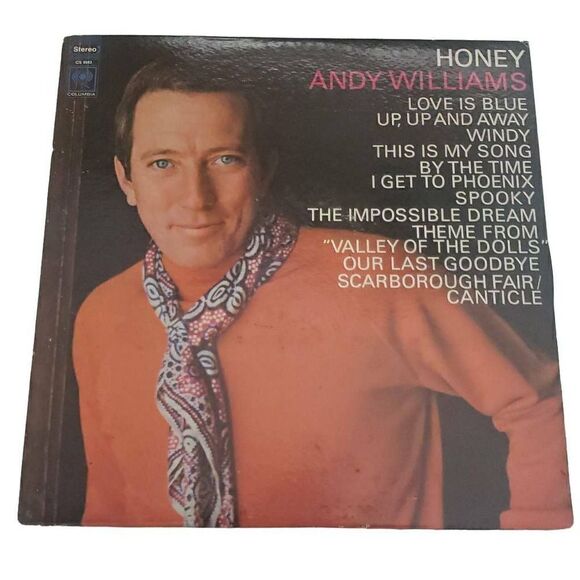 Andy Williams Honey Vinyl Record - Picture 1 of 16